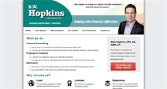 Desktop Screenshot of hopkinstrustee.com